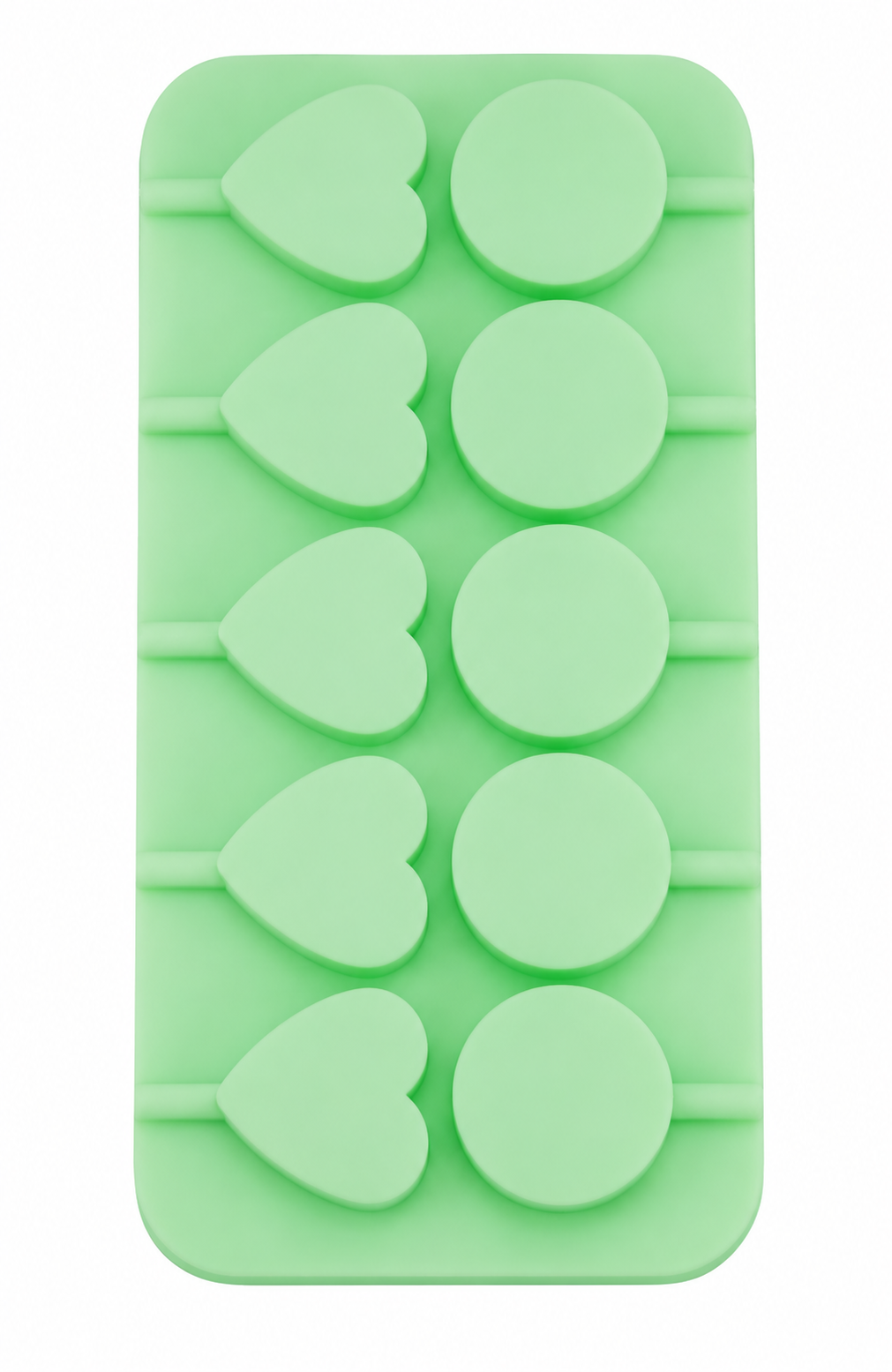 Silicone Lollipop  Heart & Round  Mould