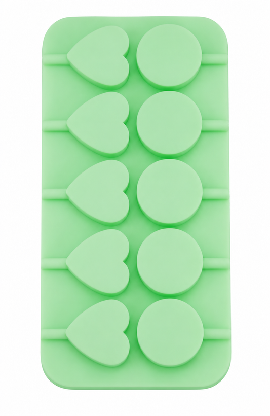 Silicone Lollipop  Heart & Round  Mould