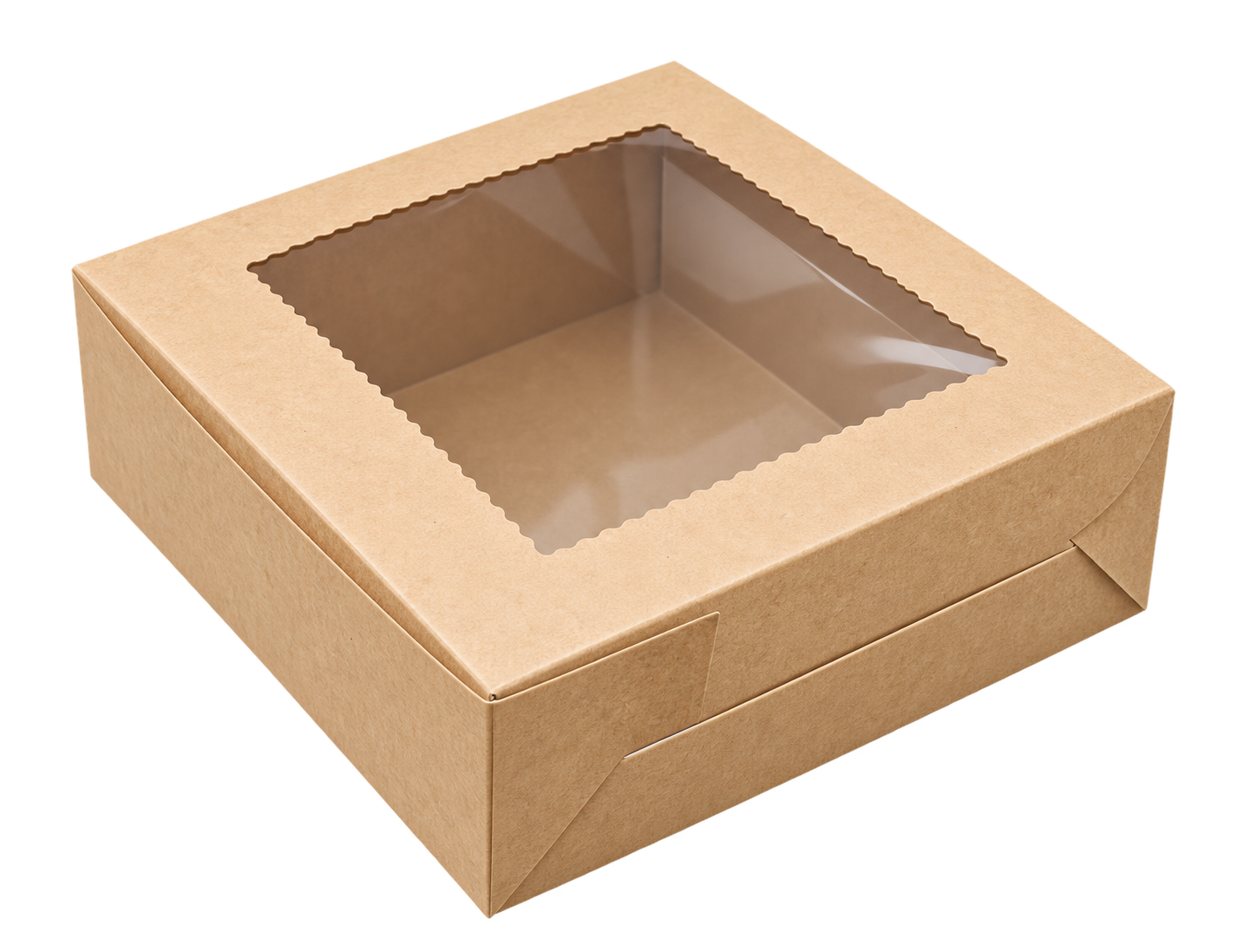 4 Pcs Brownie window kraft box pack of 10