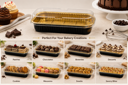 Golden Foil Mini Loaf Baking Pans with Lids pack of10 size- 6.5/1.2 inch