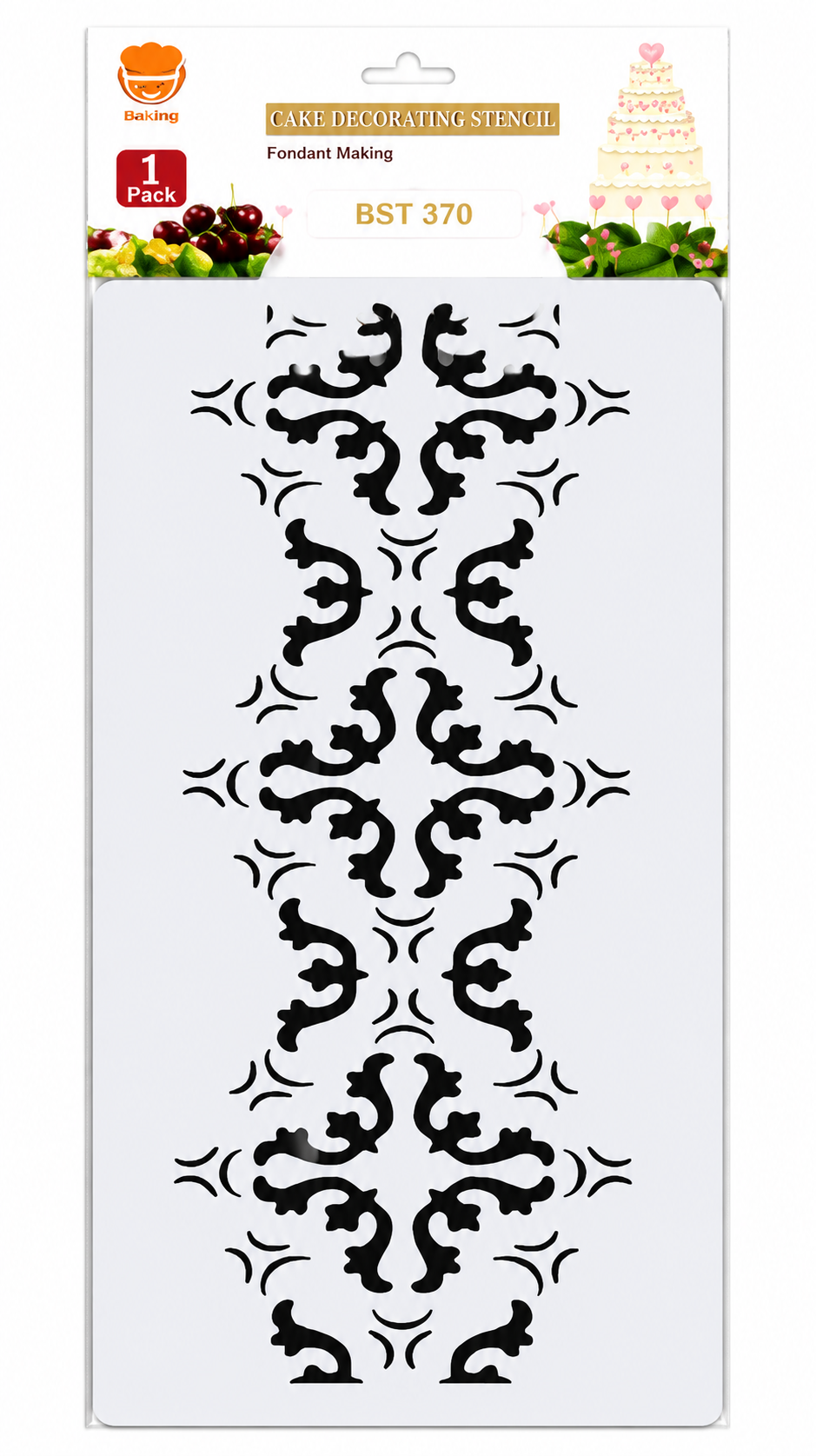 Flower Cake Stencil
