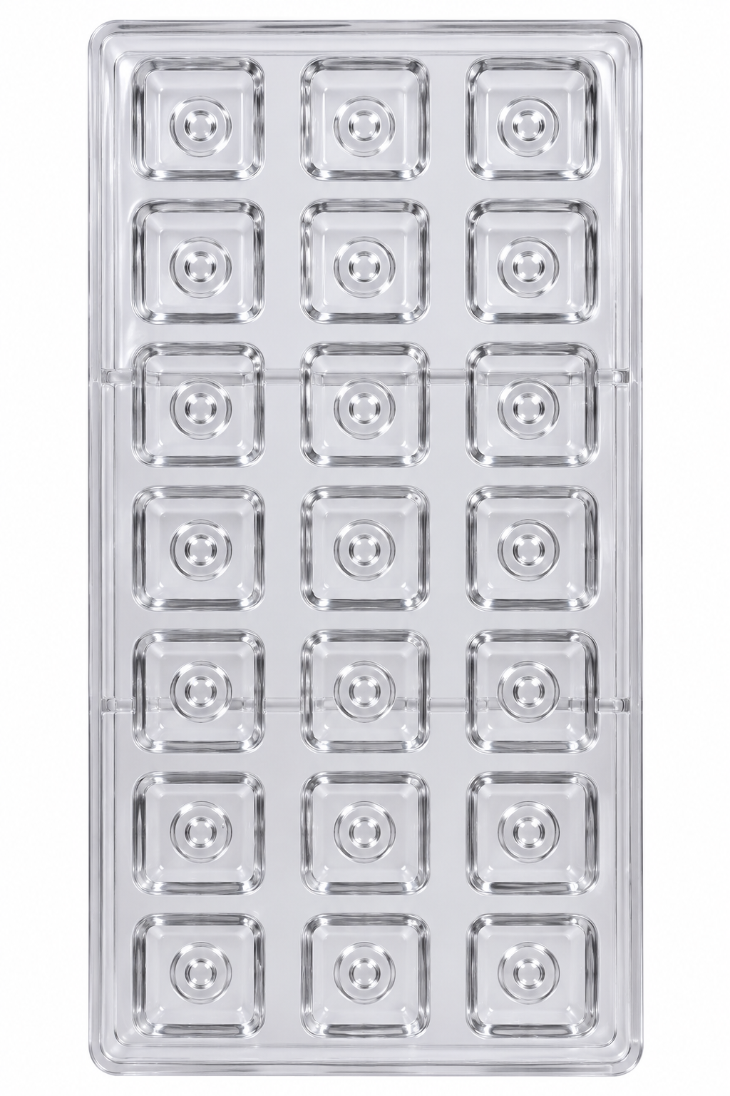 21 Cavity Square Polycarbonate Mould