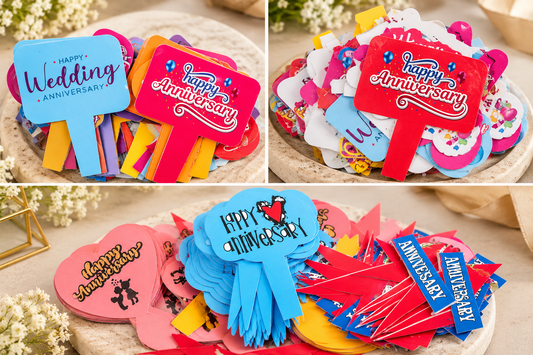 Happy Annyversarayy Paper Tag Pack Of 50 Random Design