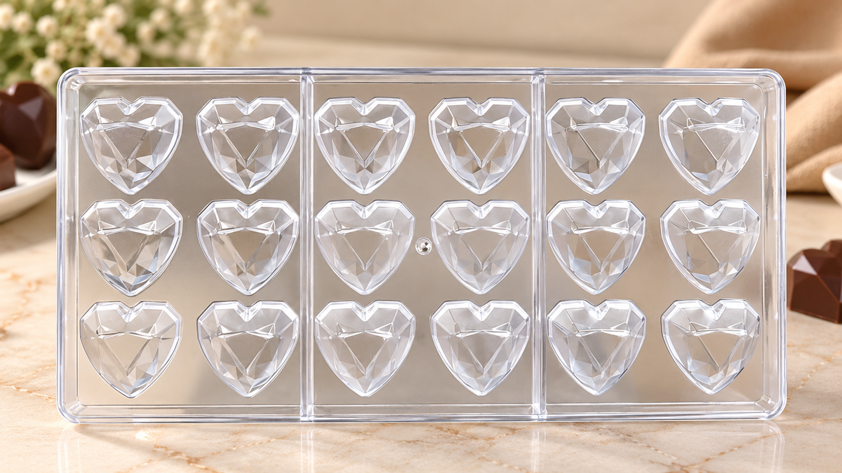 3D Heart Shape  Design Polycarbonate Mould