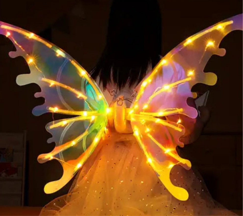 Electric Kinectic Butterfly (Rainbow Wings)