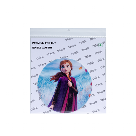 Tastycraft (Frozen Anna)  theme Edible Precut Wafer sheet (EWC-120)