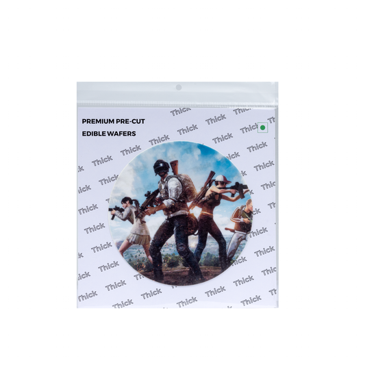 Tastycraft (PUB-G) theme Edible Precut Wafer sheet (EWC-137)