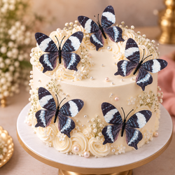 Black Butterfly Set Of 5