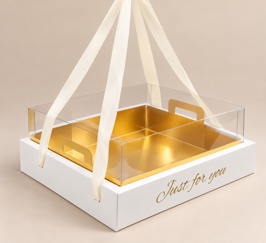 Transparent Gift Hamper Box Pack of 5