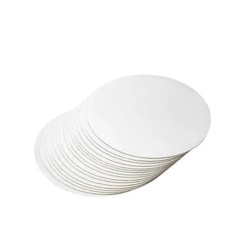 5 Inch white Round Base Board
