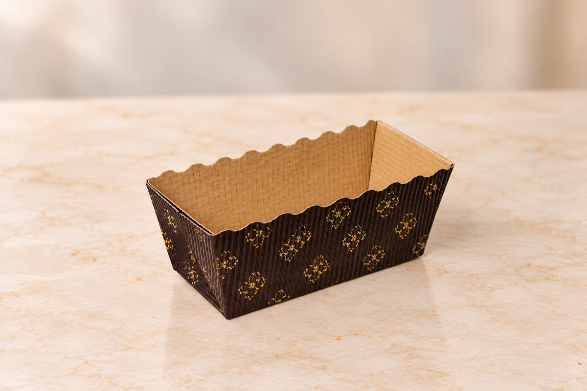 rectangle Bake and Serve Loaf Liner size 3.5*2*1.8 pack of 50