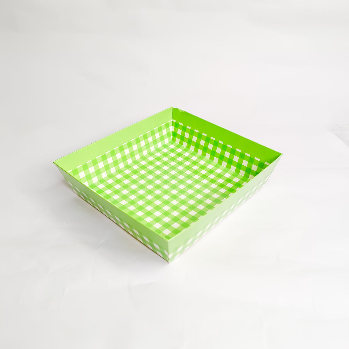 Green Loaf mould with lid bake  Size-4.9x4.5x1.5 inch pack of 10