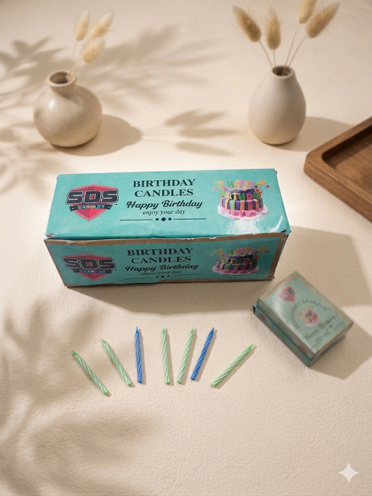 Twisty Birthday Candle  Pack 150