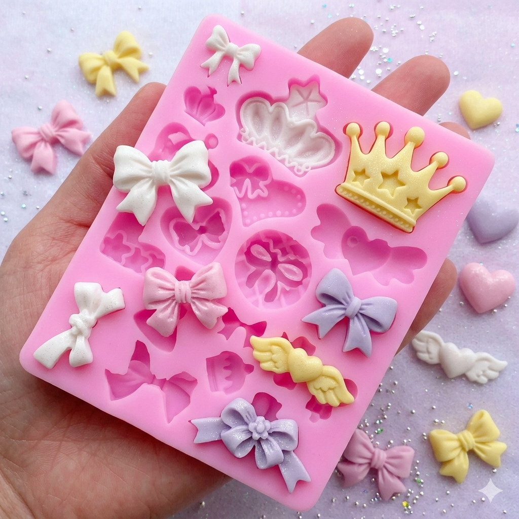 Fondant Multi Design Crown Mould