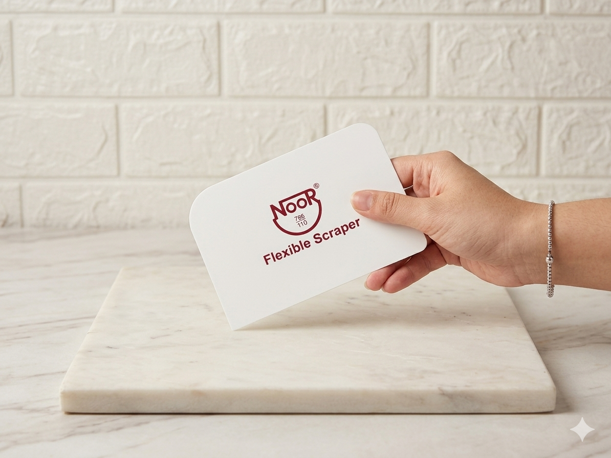 Noor Plastic rectangular scraper