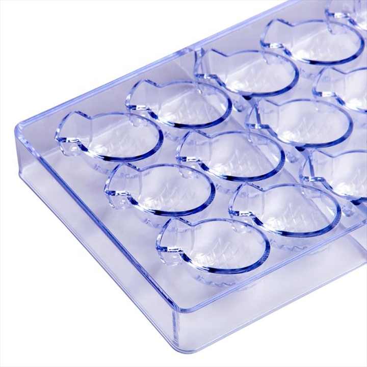21 cavity Fish-Shaped Chocolate Mold