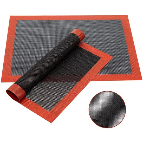 Flair black silicon mat 300*400