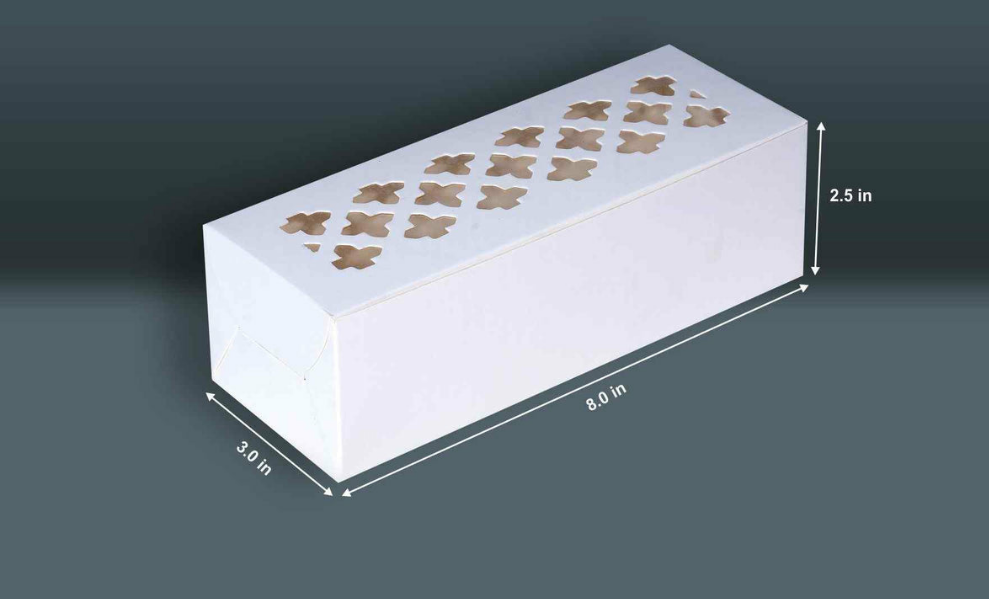Hamper Box - Multi - Purpose  Size 3x8x2.5 - White