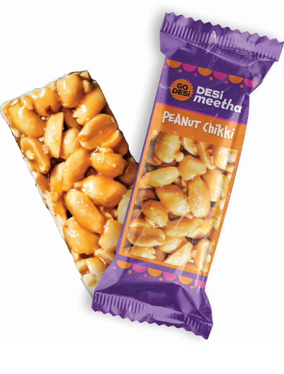 Go Desi Peanut Chikki Bar pack of 5