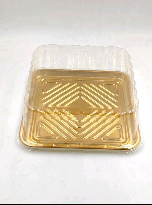 PVC transparent Cake box Size -9*9*5 inch