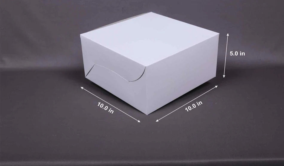 2 pound Corrugated cake box Size 10x10x5 inch (Pack of 50)