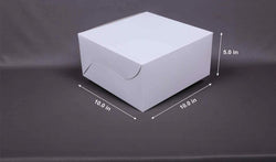 2 pound Corrugated cake box Size 10x10x5 inch (Pack of 50)
