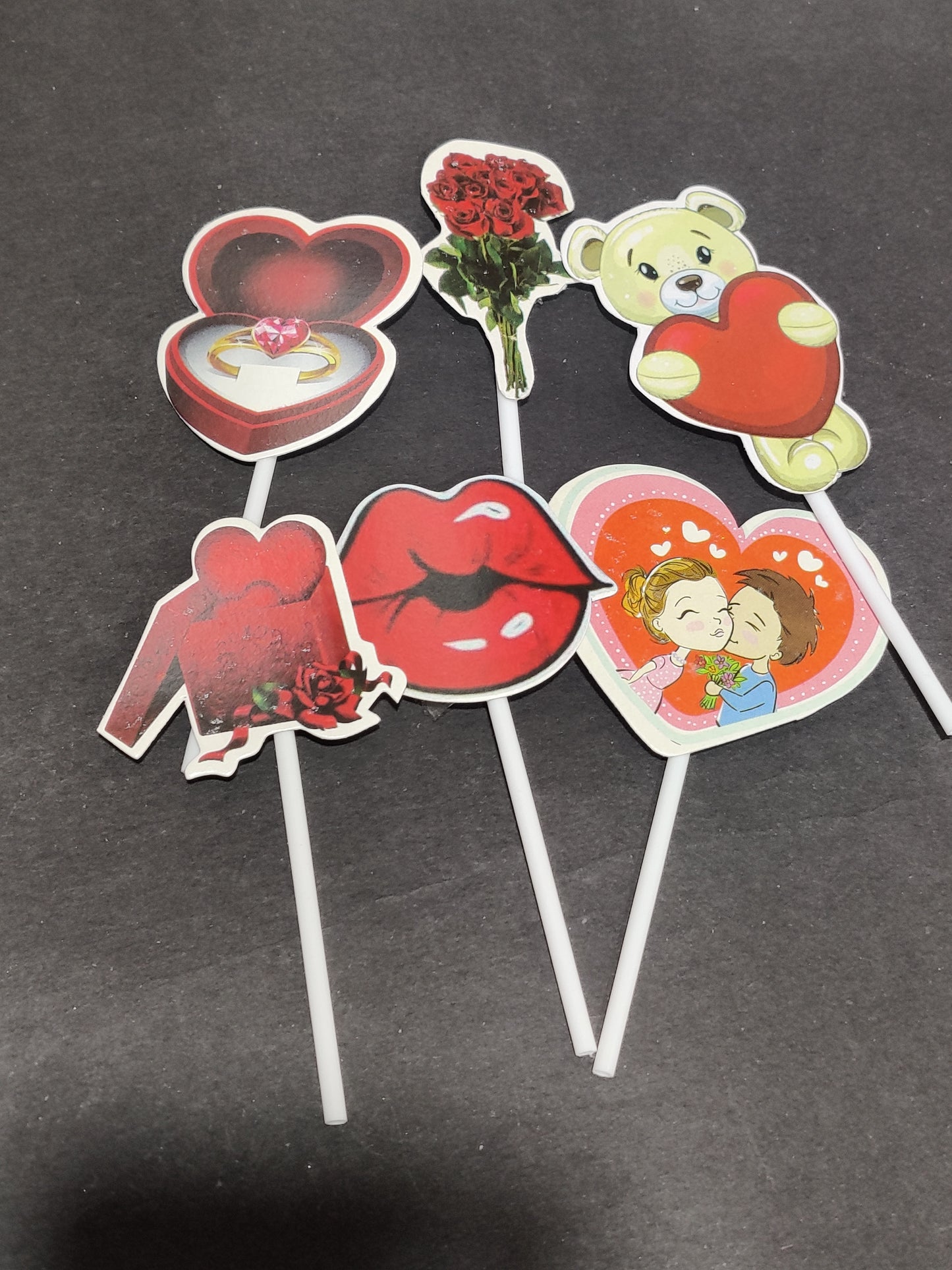 Love theme Topper pack of 6