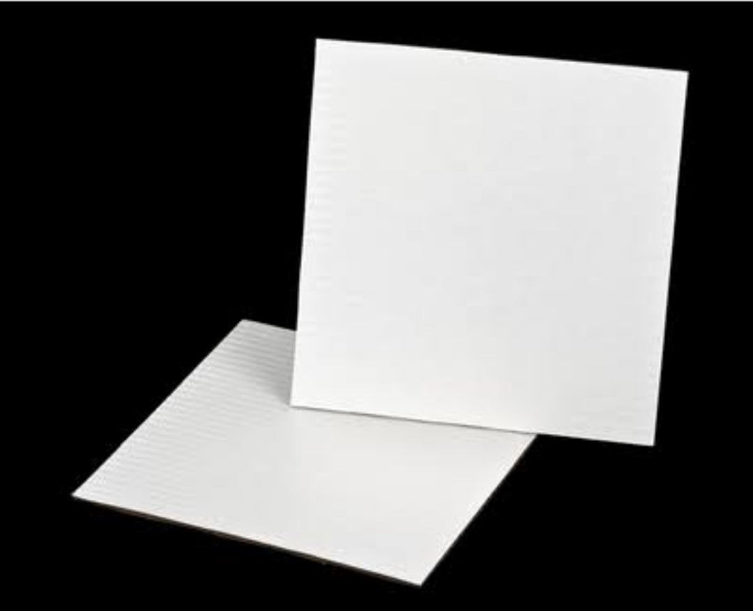 White Square 1 Pound MDF Base board Size -8 inch