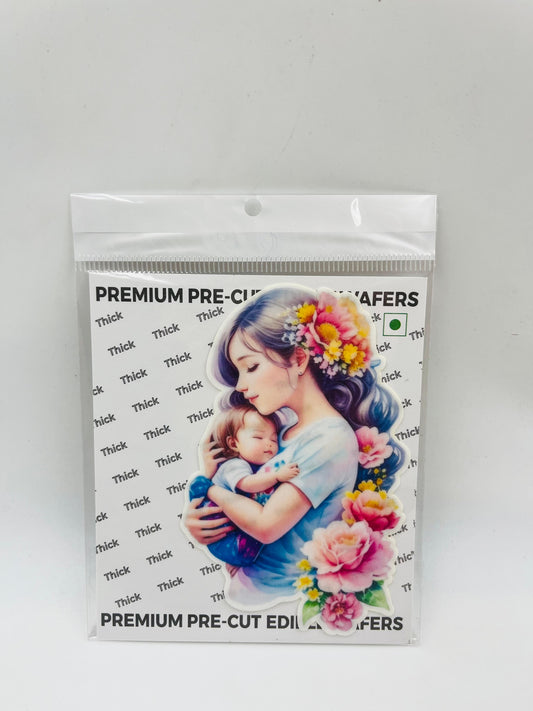 Premium Pre-cut Mom and baby Edible Paper (TT-246)