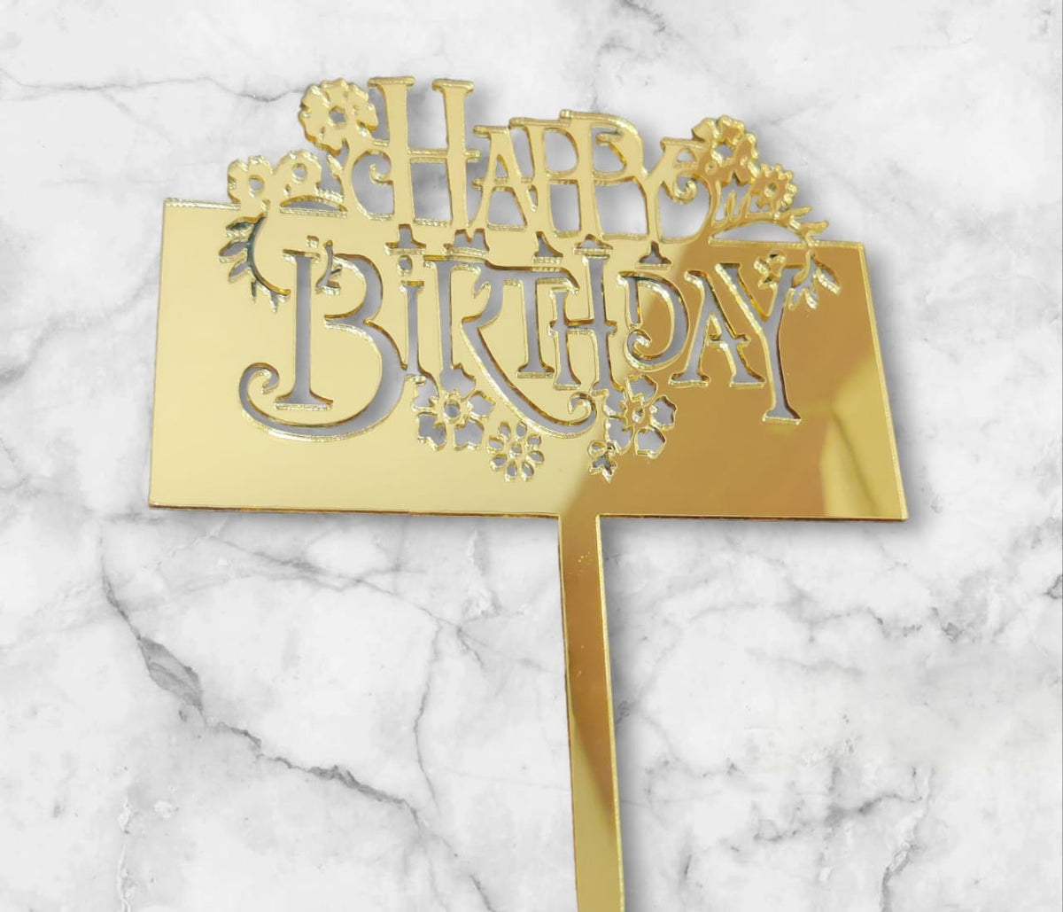 Happy Birthday Acrylic Topper RT00774