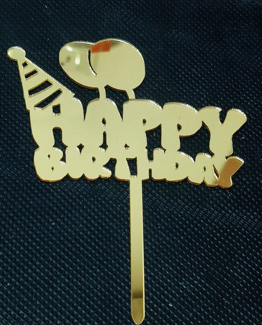 Happy Birthday Cake Topper RT00368