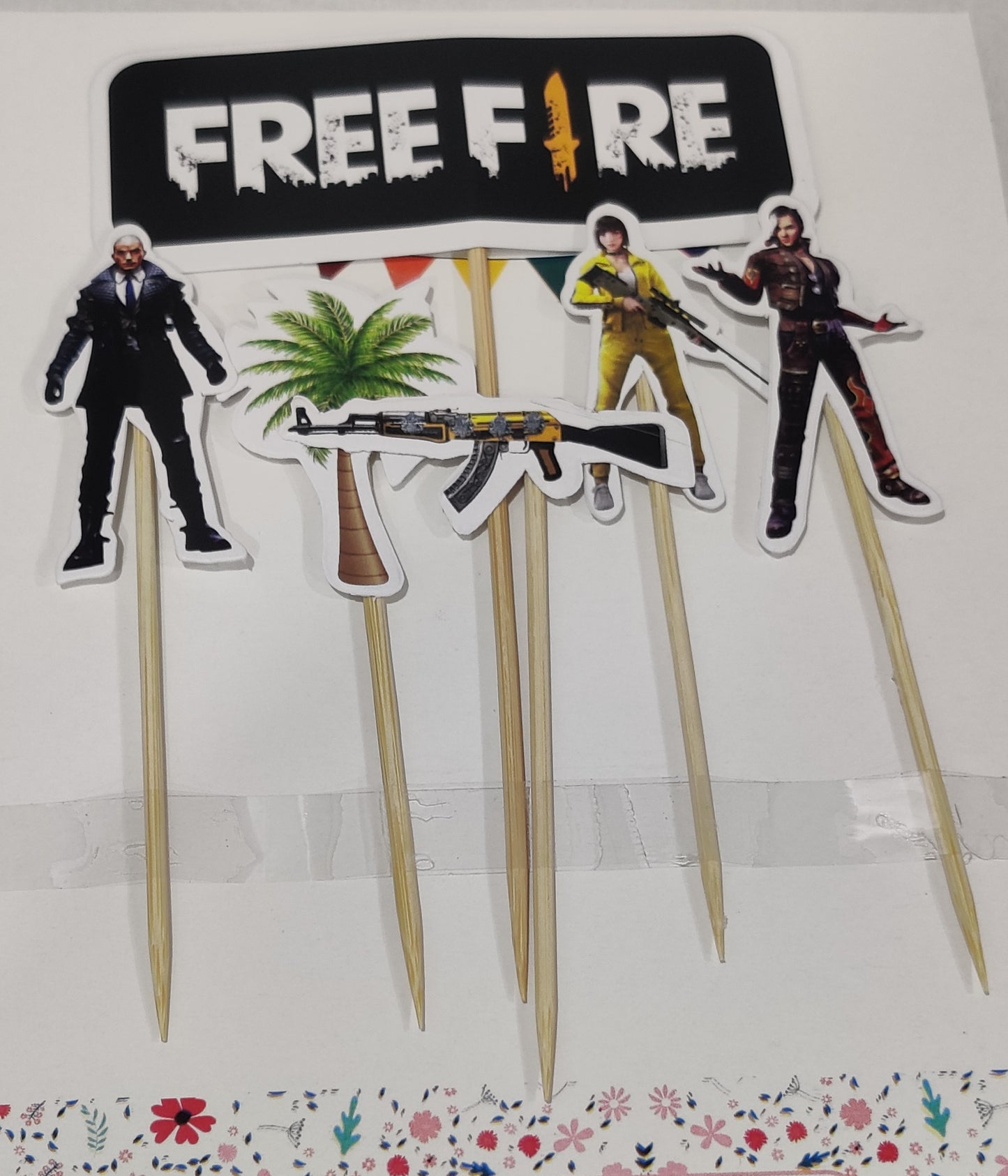 Free Fire Theme Topper