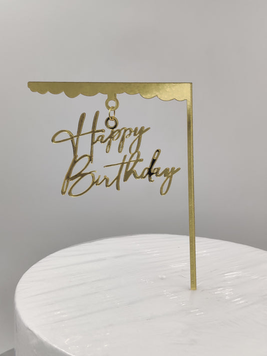 Birthday Acrylic Topper