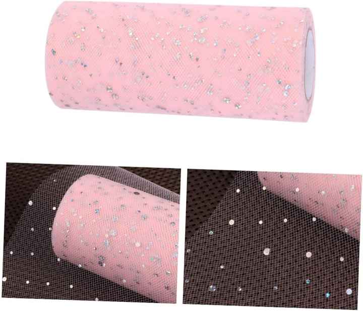 Flower packaging Baby Pink Net approx 5 Metre, width- 21 inch