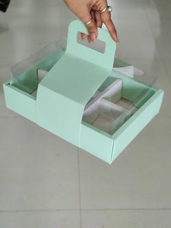 6 Section Hamper Handle Box size - 10 x 7 inch