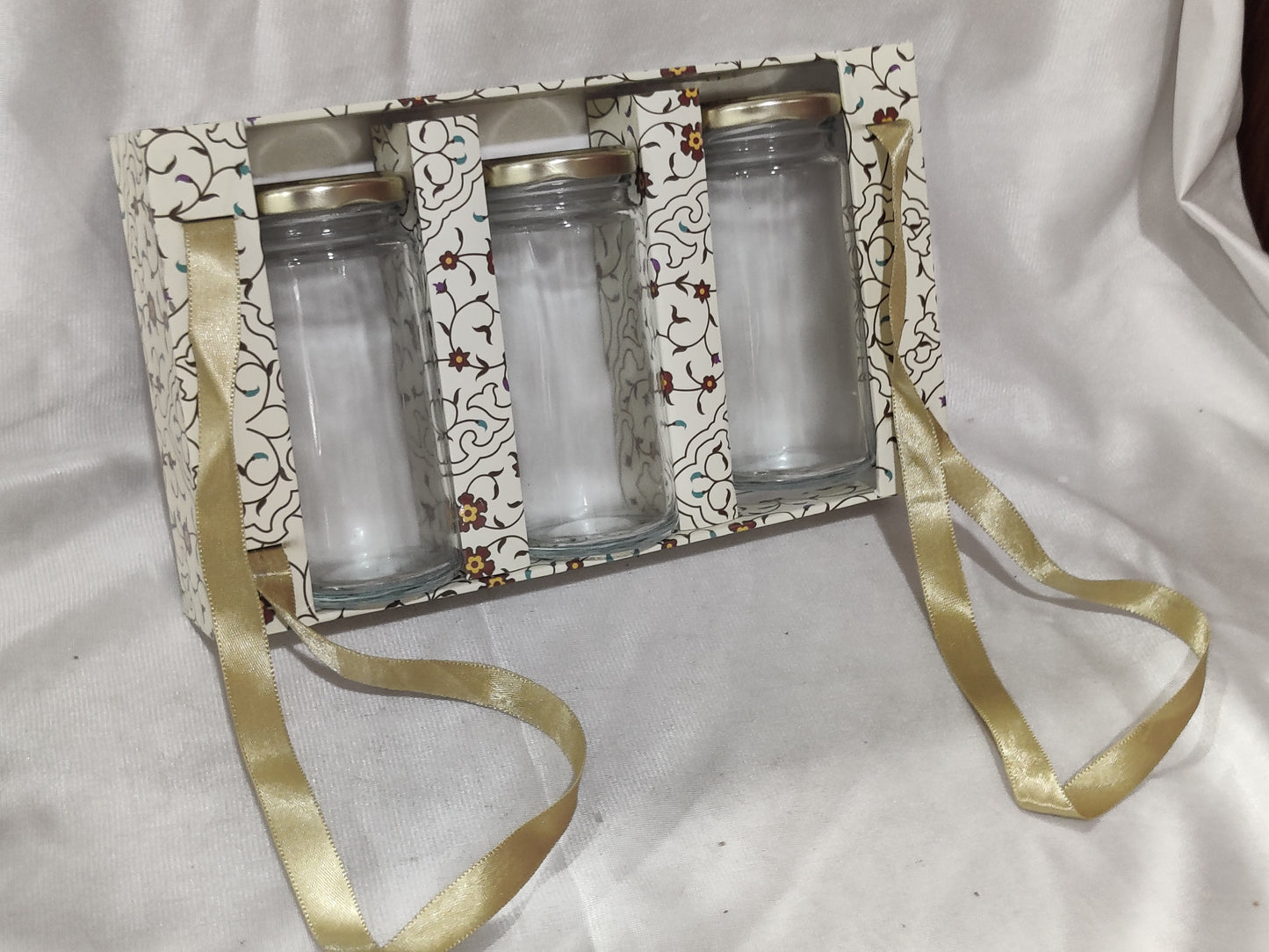 Glass jar hamper box size-10.5*6*2.2