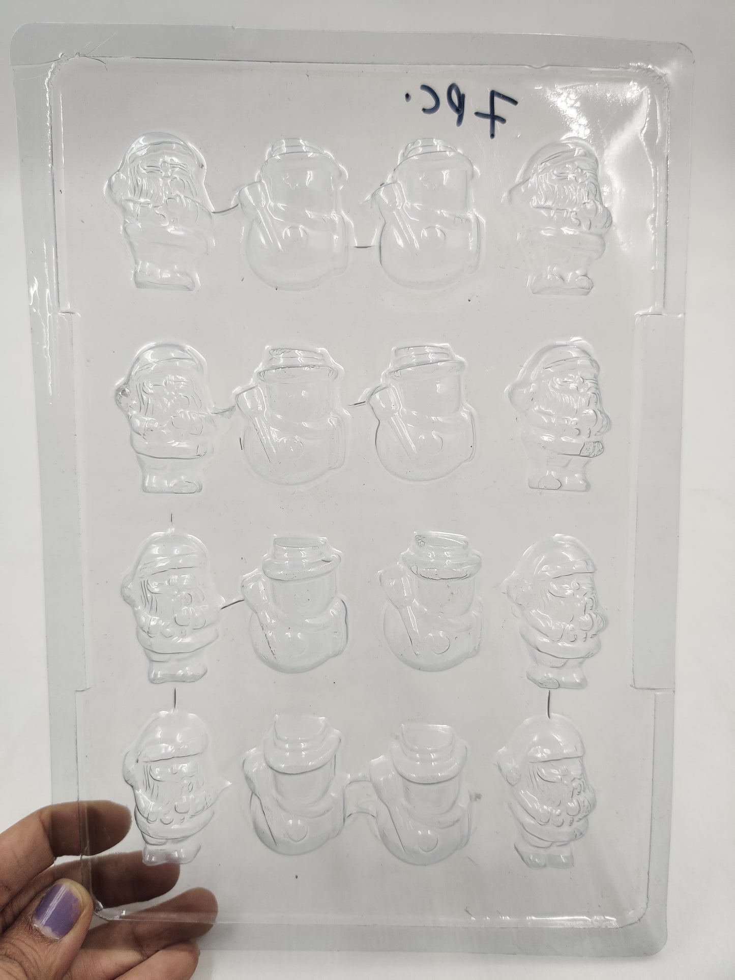 Christmas santa pvc mould