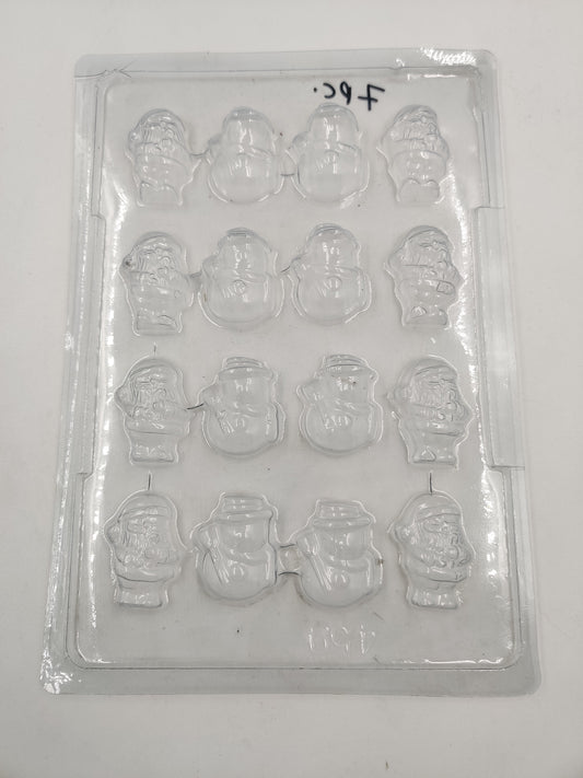 Christmas santa pvc mould