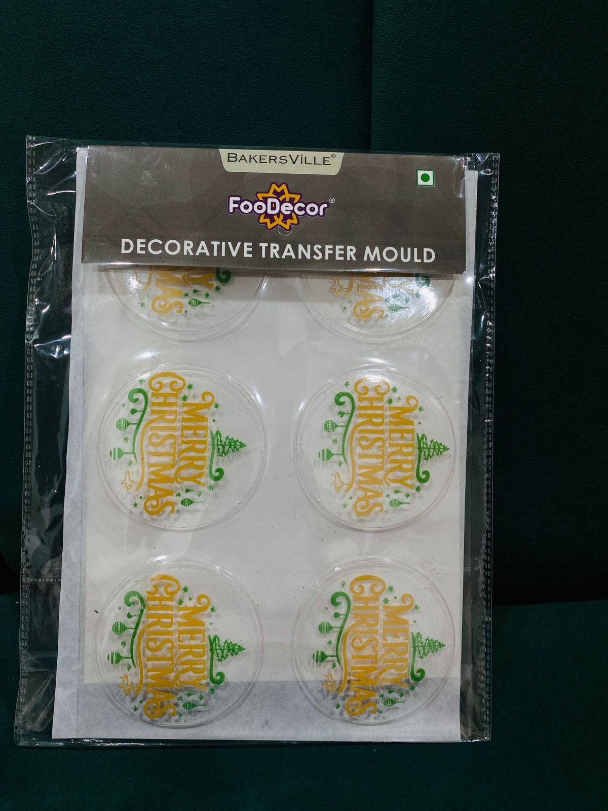 Bakersville Food Decor Transfer Christmas Mould