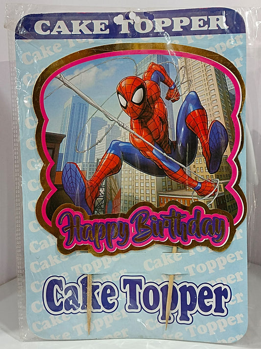 Spider man Paper Topper Big Size