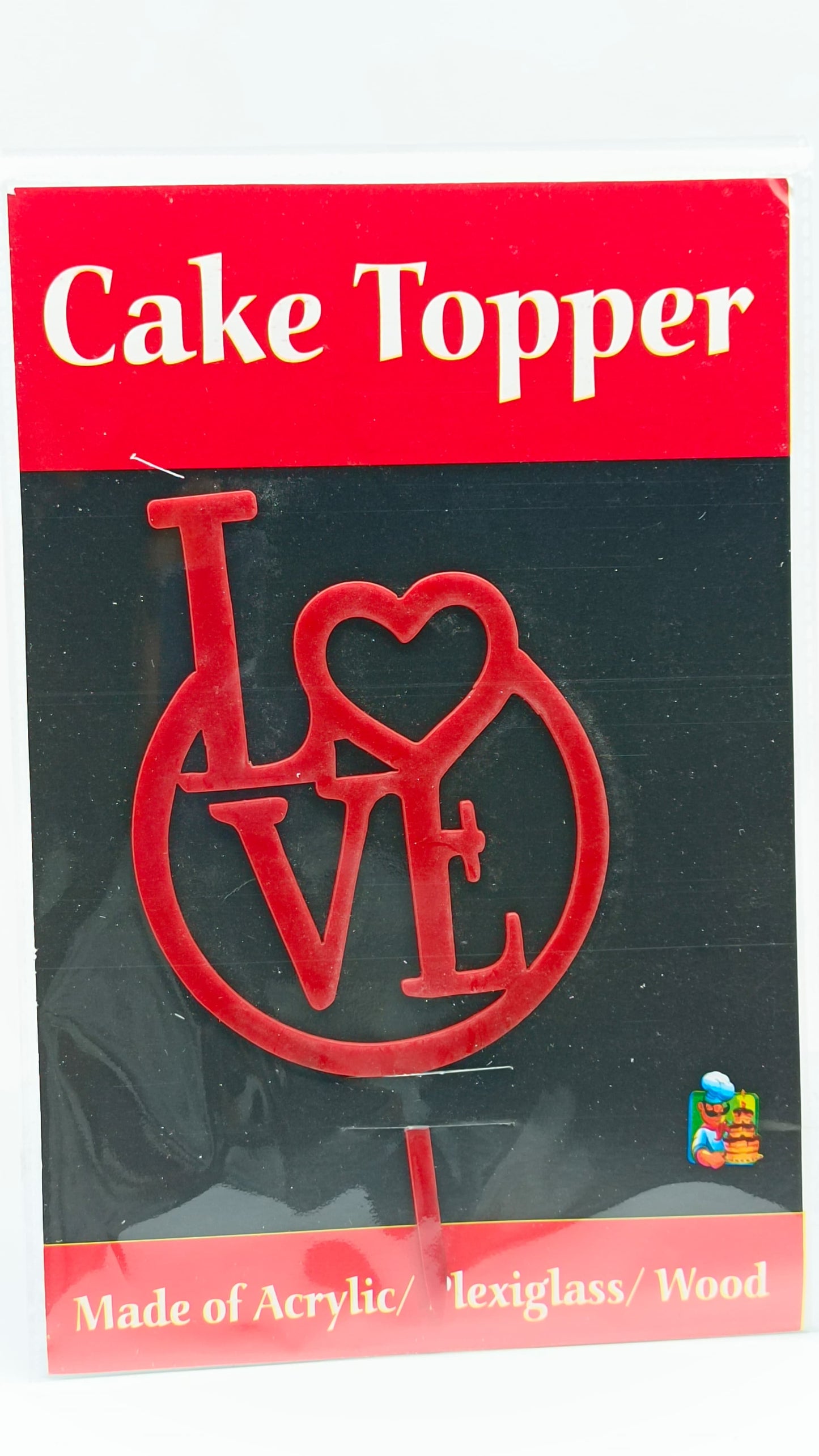 "Love" Cake Topper