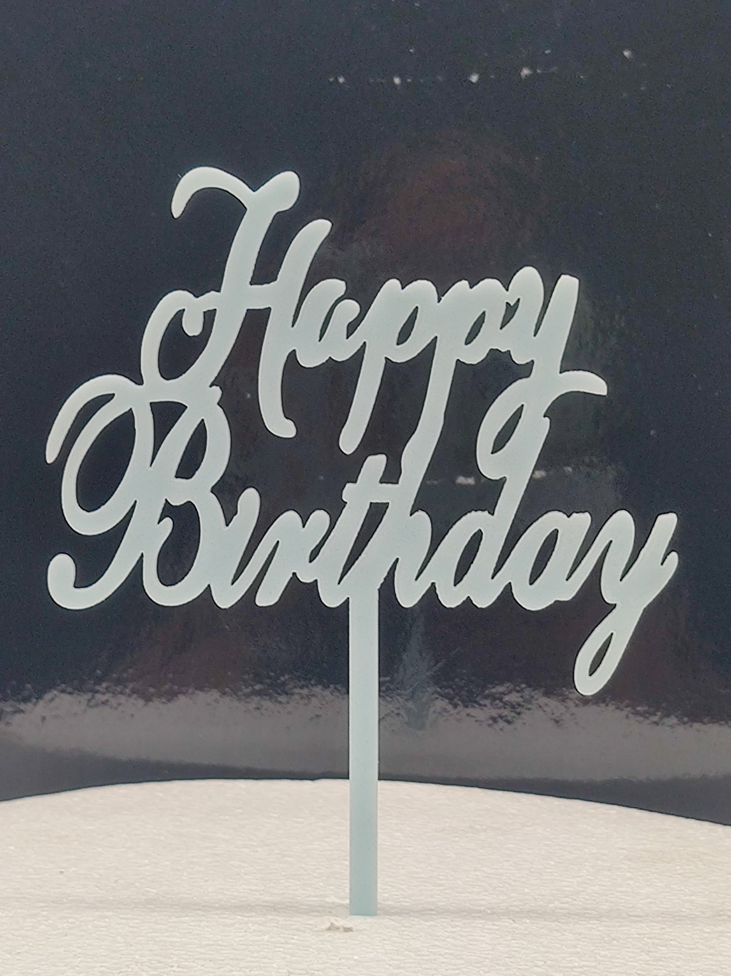 Acrylic Happy Birthday Cake Topper