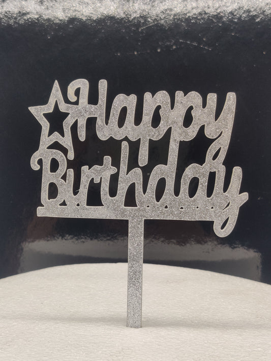 Happy Birthday Acrylic Topper RT01102