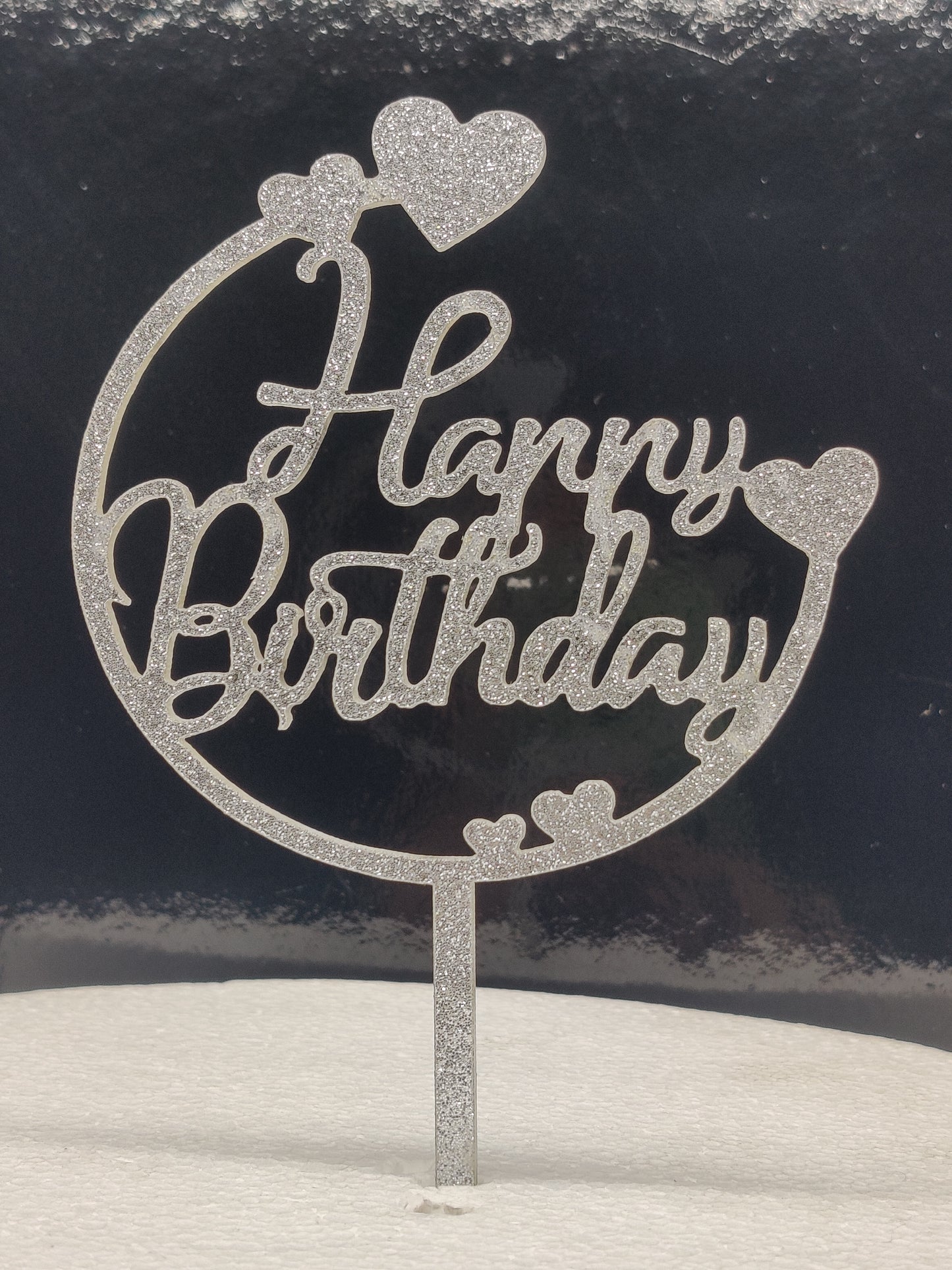 Acrylic Happy Birthday Cake Topper