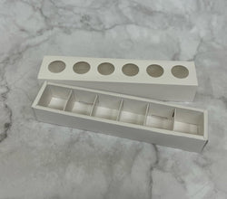 6 Cavity Chocolate Box Multiple uses size-12x2x2 inch