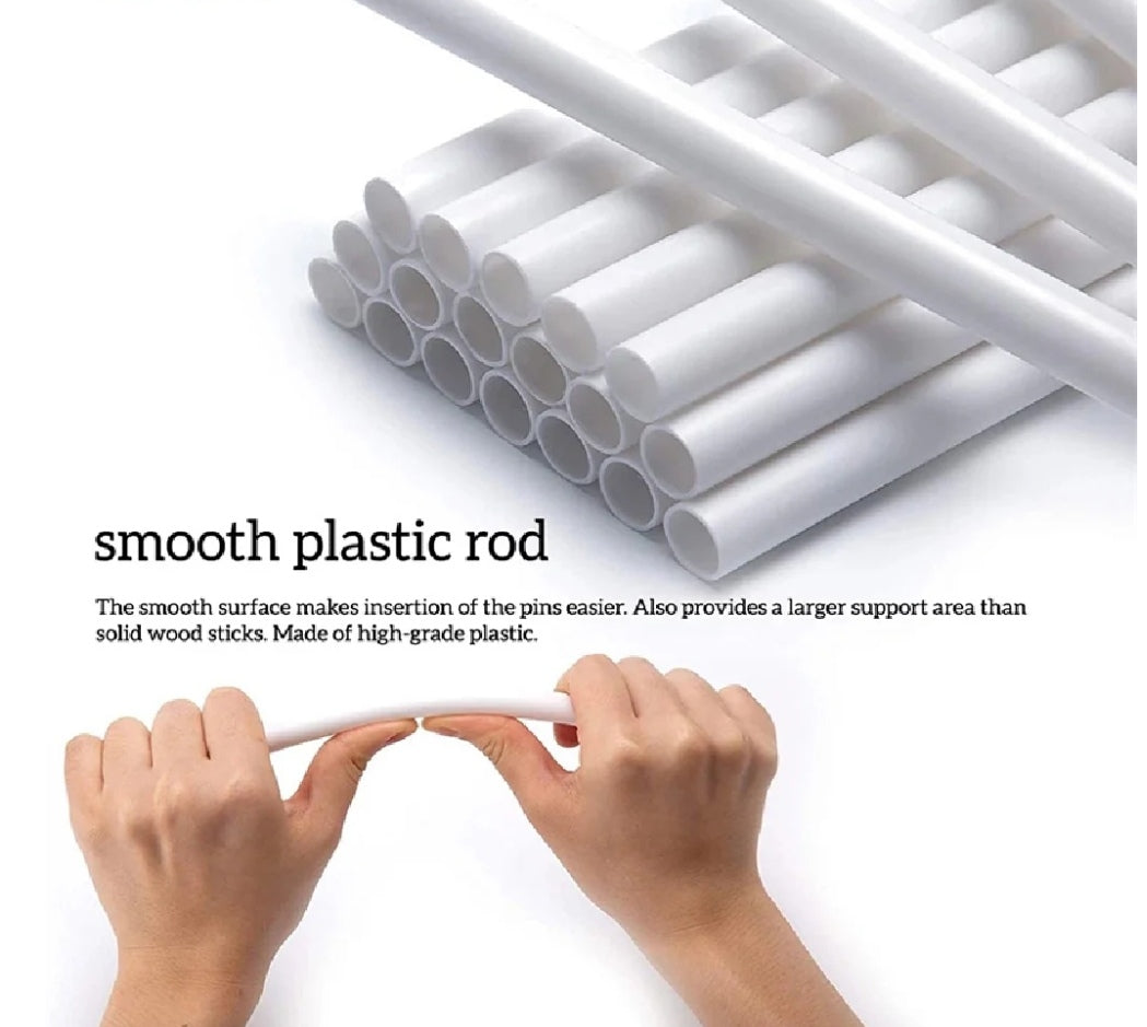 Cake Dowel Stick Pack Of 8 size - 11.8X0.39 inch