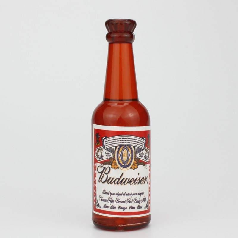Budweiser miniature bottle of cake decoration