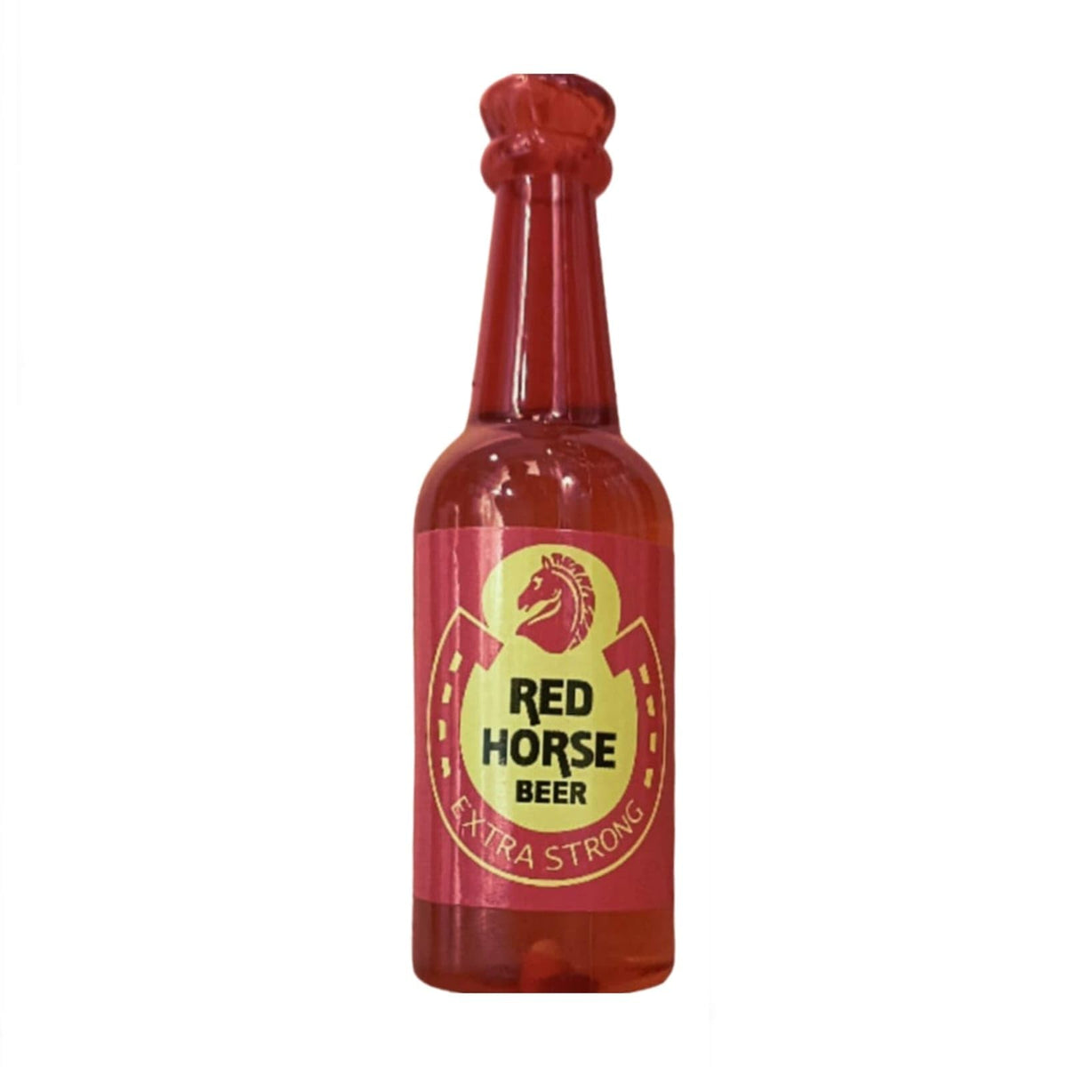Red Horse Beer miniature bottle of cake decoration