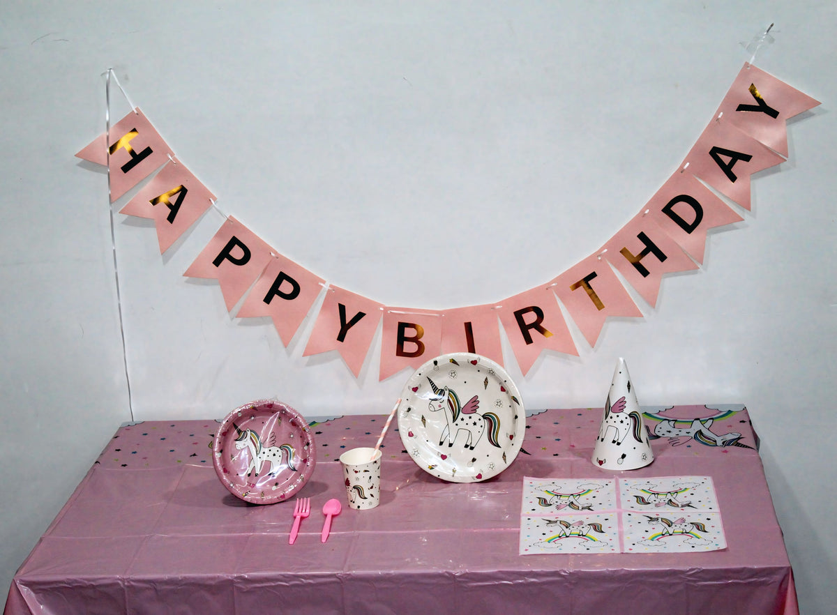 Unicorn Birthday Party Set
