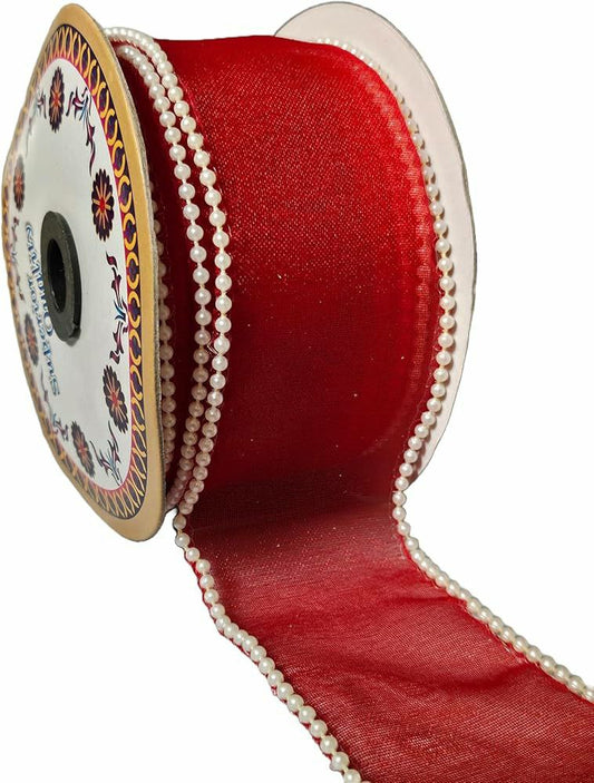 Red Ribbon for Cake Decoration 7 mtr